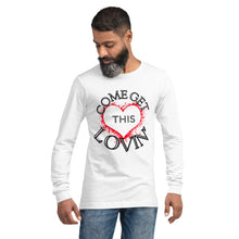 Load image into Gallery viewer, Come Get This Lovin-Unisex Long Sleeve Tee