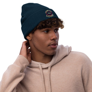 "Come Get This Lovin" Ribbed knit beanie